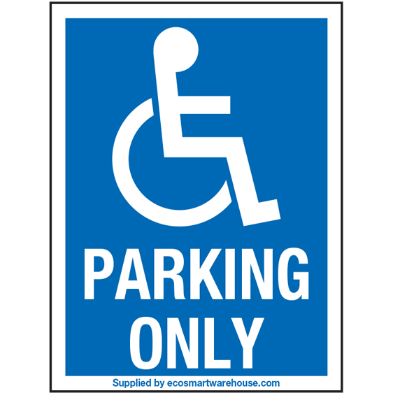 Disabled Parking Only