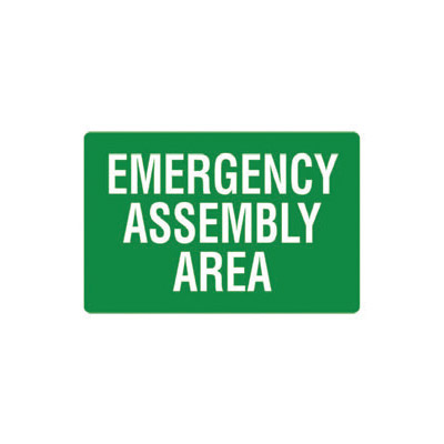 Emergency Assembly Area Sign