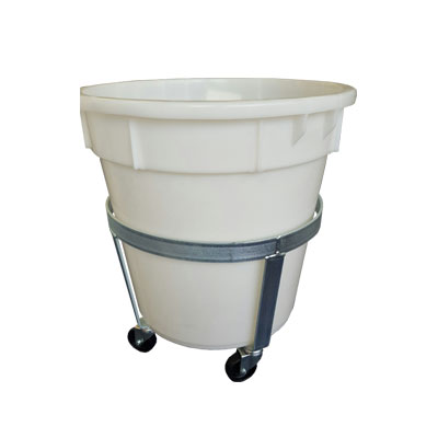 Round Ingredients Container with Dolly